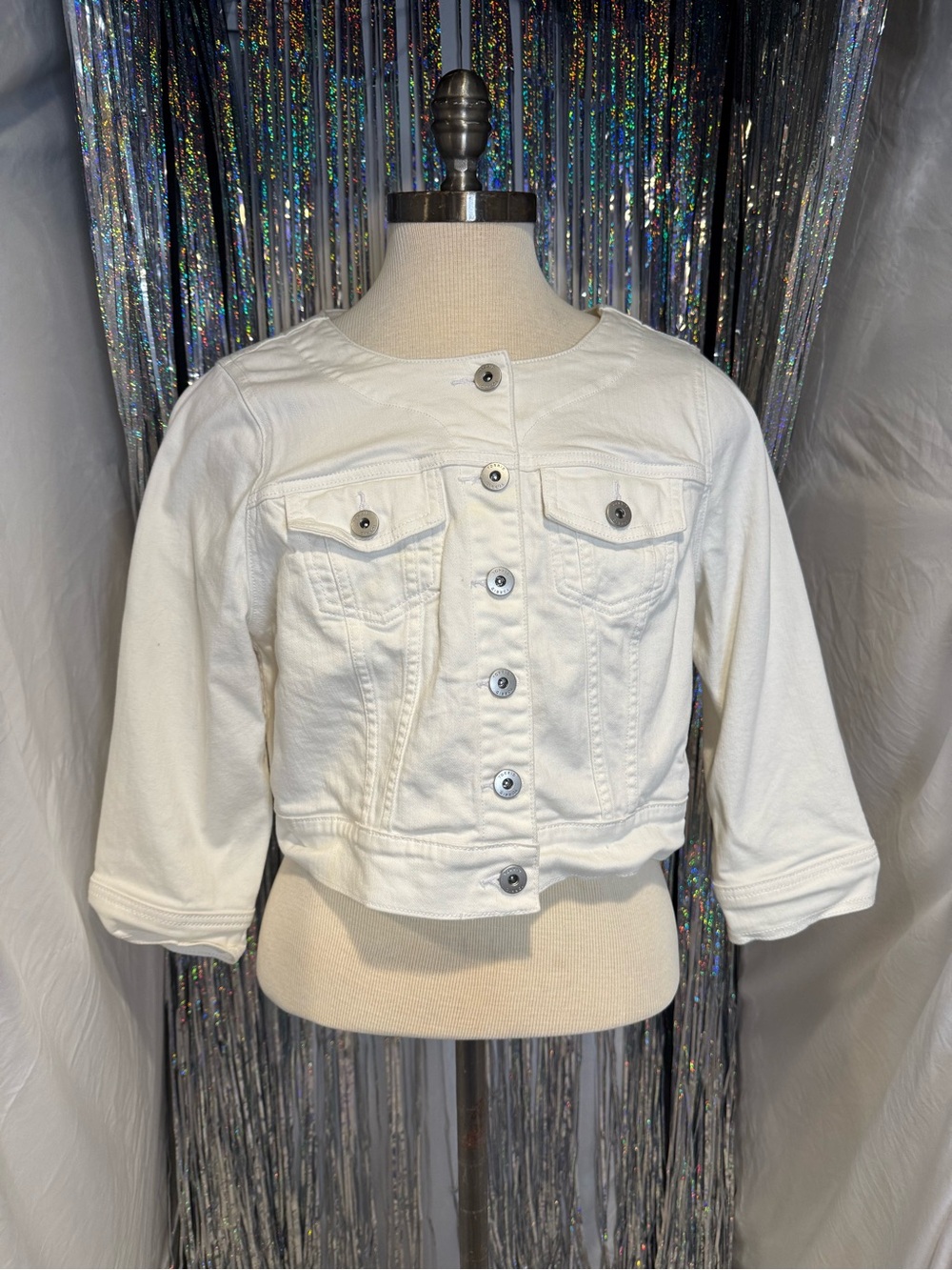 torrid White Denim Label Detail